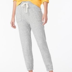 J.Crew Relaxed Jogger Pant. Vintage Cotton. Gray. Size L. NWOT